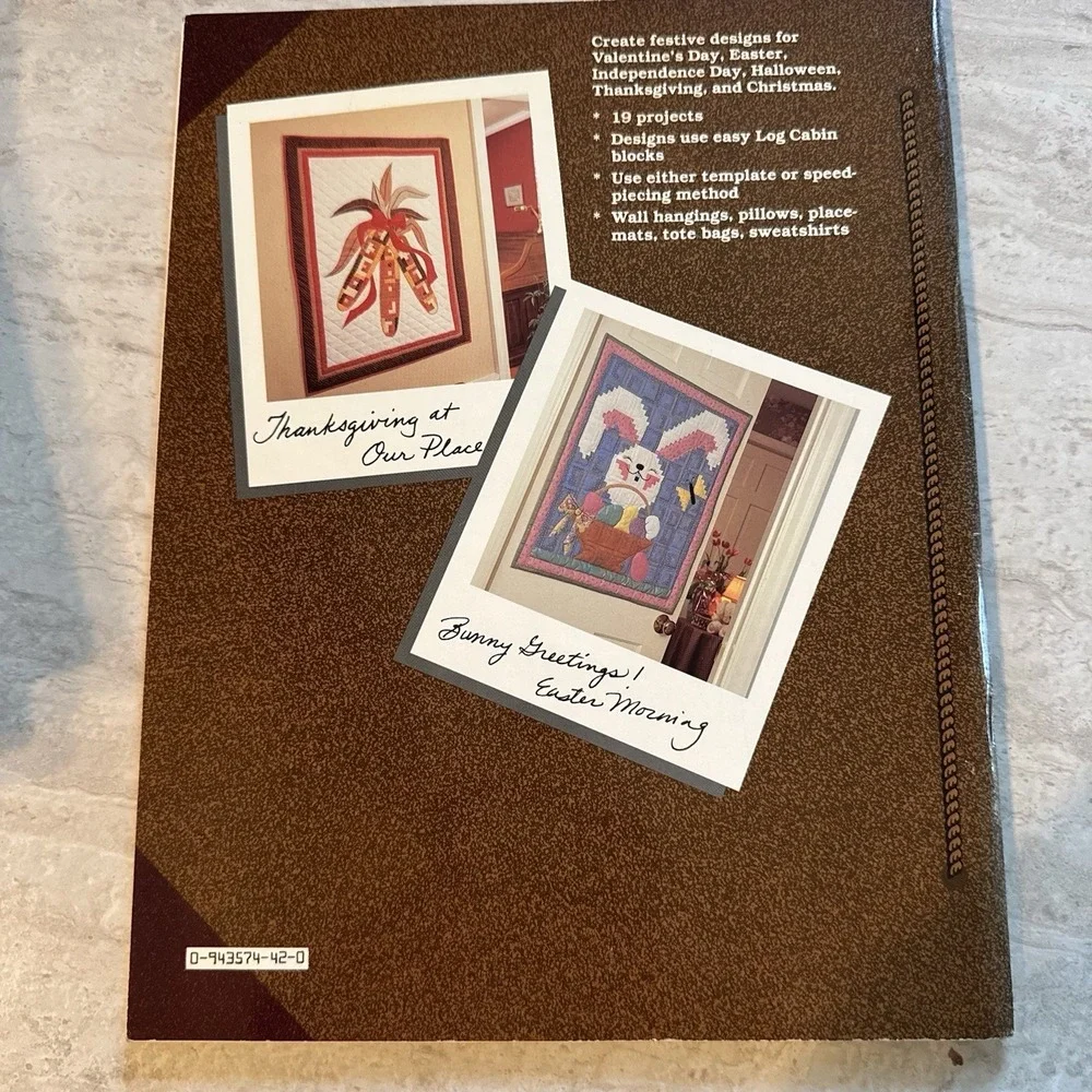 Holiday Happenings Cristal Carter Quilting‎ Book Vintage 1987 Paperback
